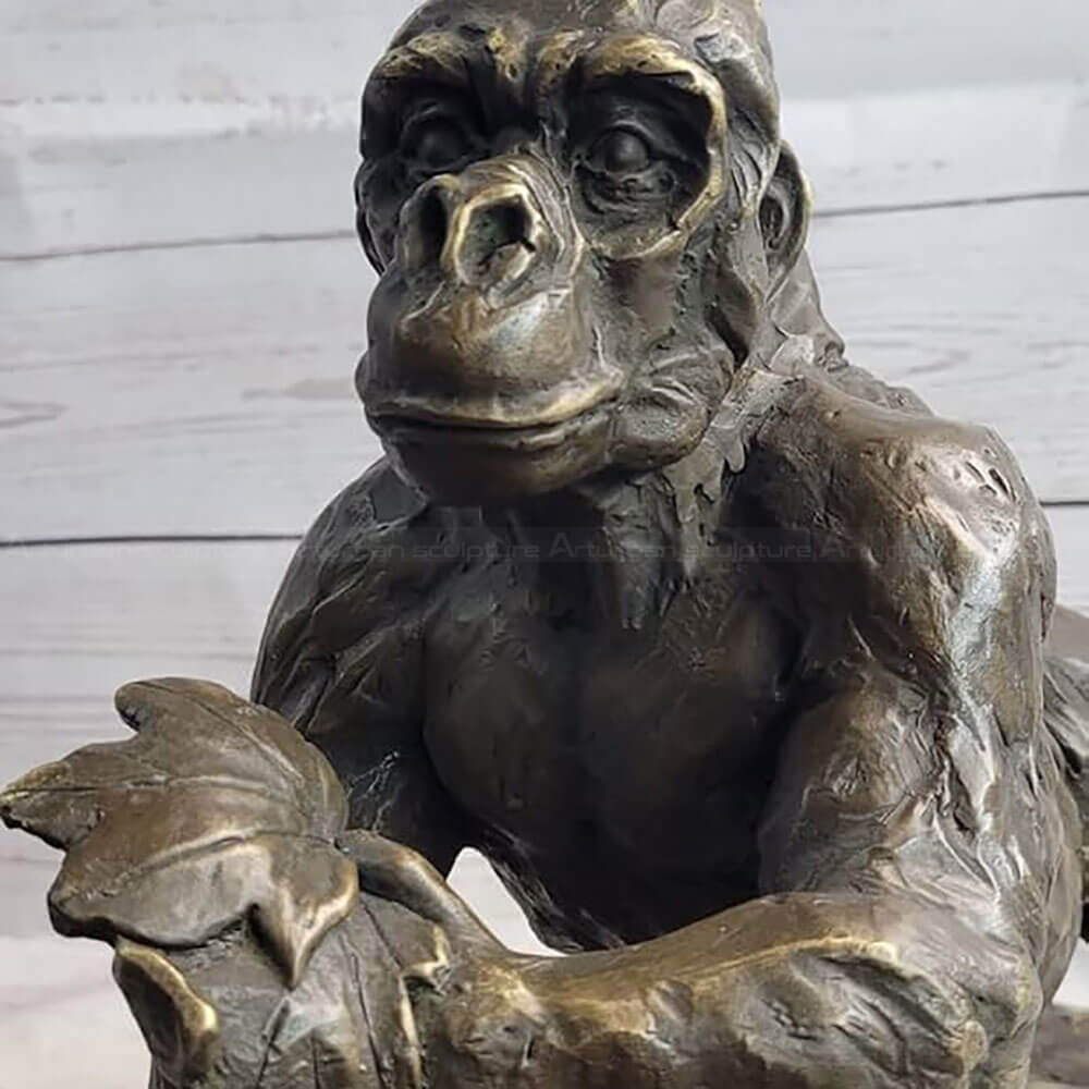 Bronze Gorilla Sculpture