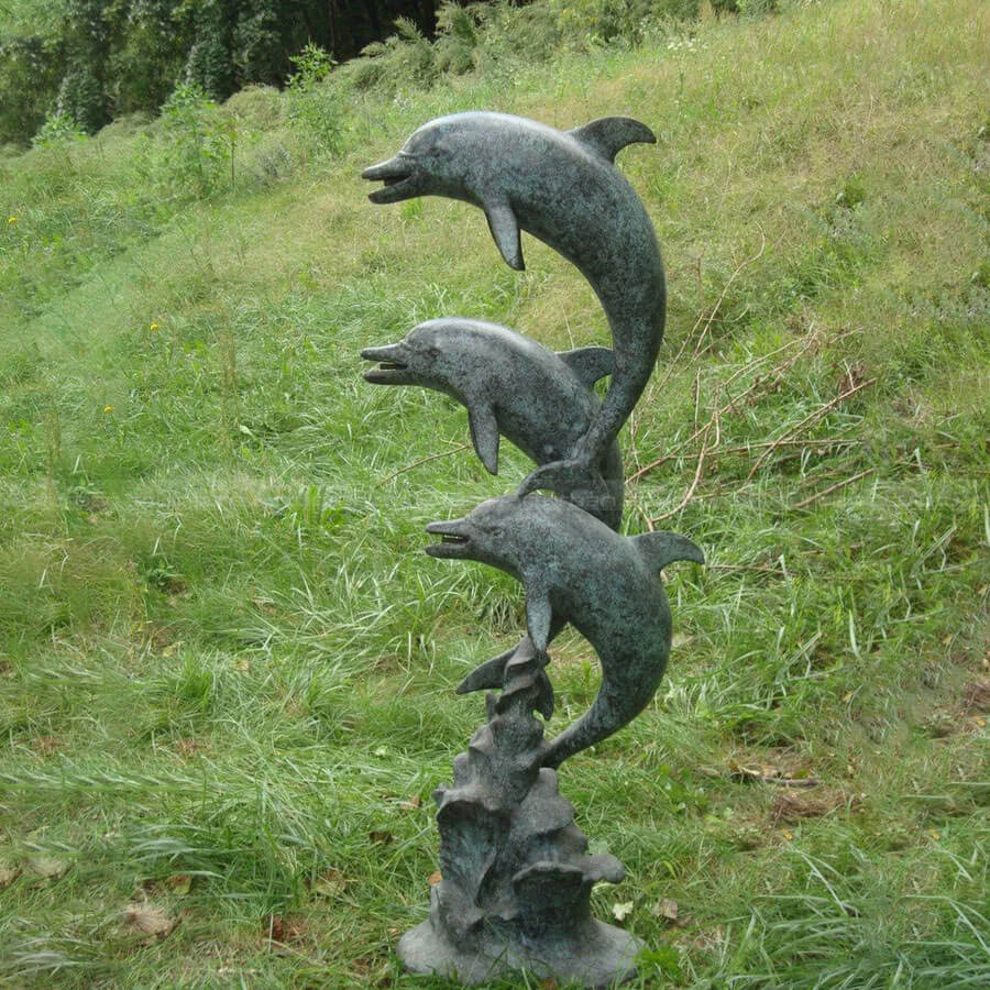 Dolphin Outdoor Statue