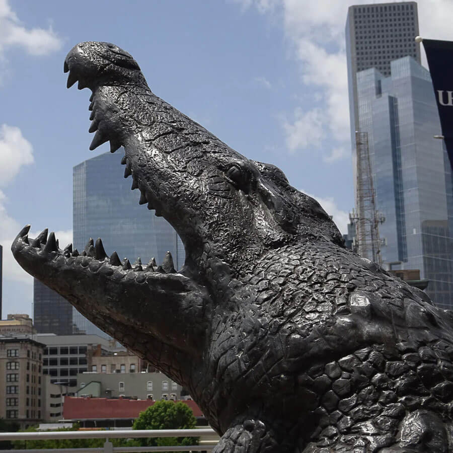 Large Alligator Statue