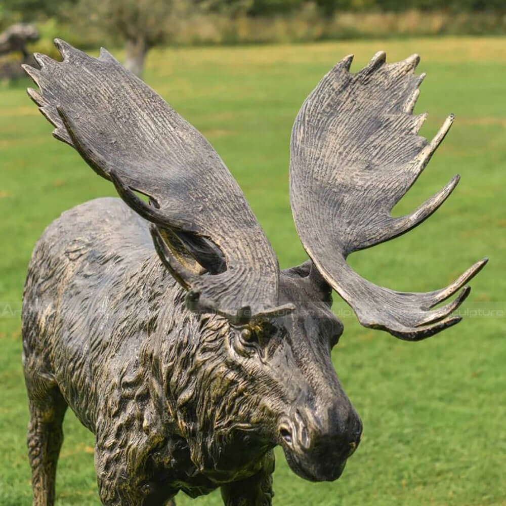 Large Outdoor Moose Statue