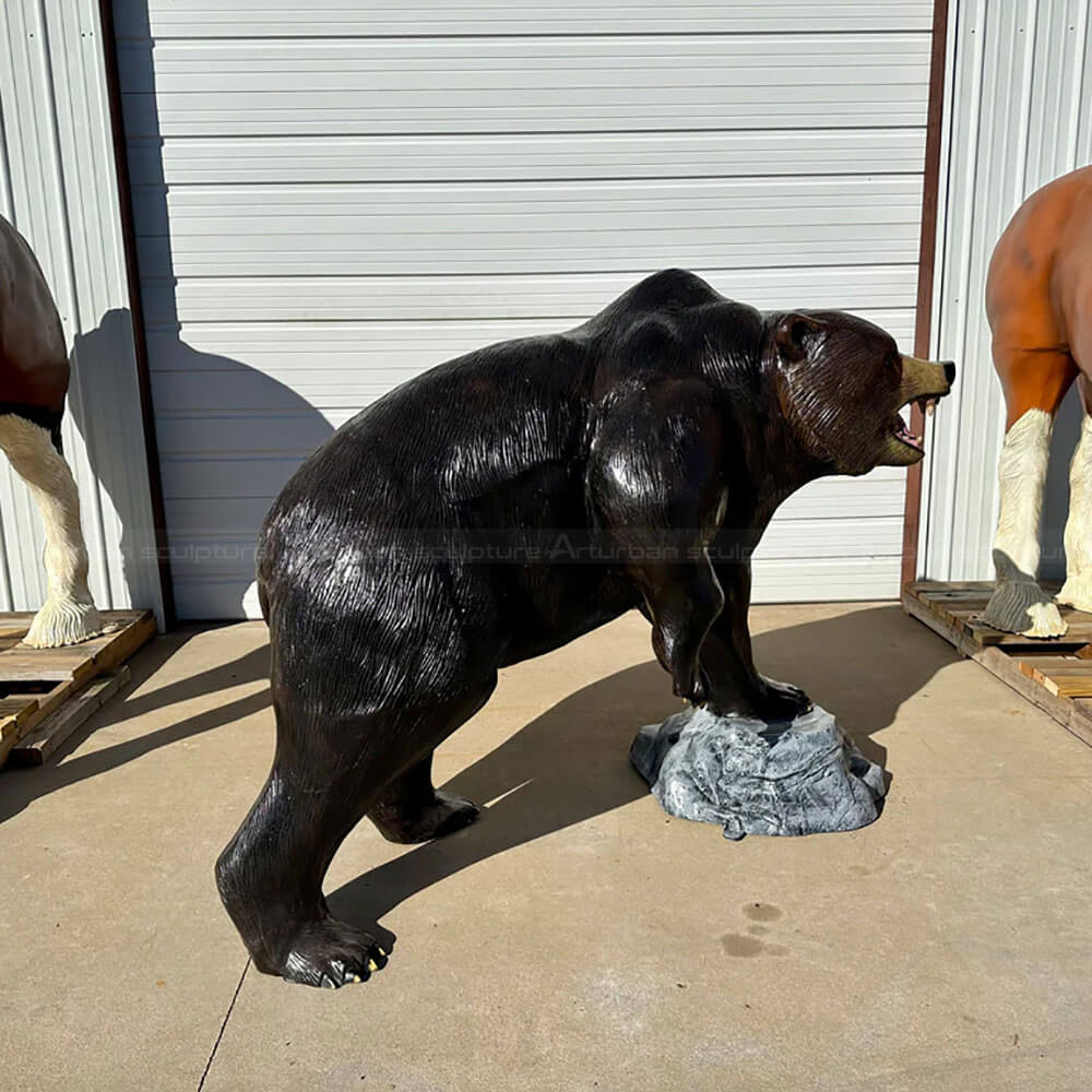 Life Size Grizzly Bear Statue