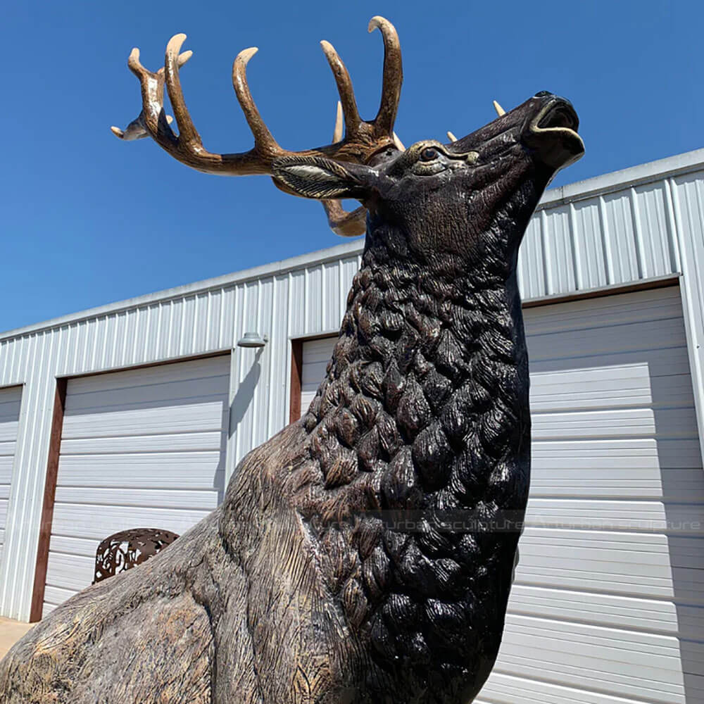 Outdoor Elk Statue