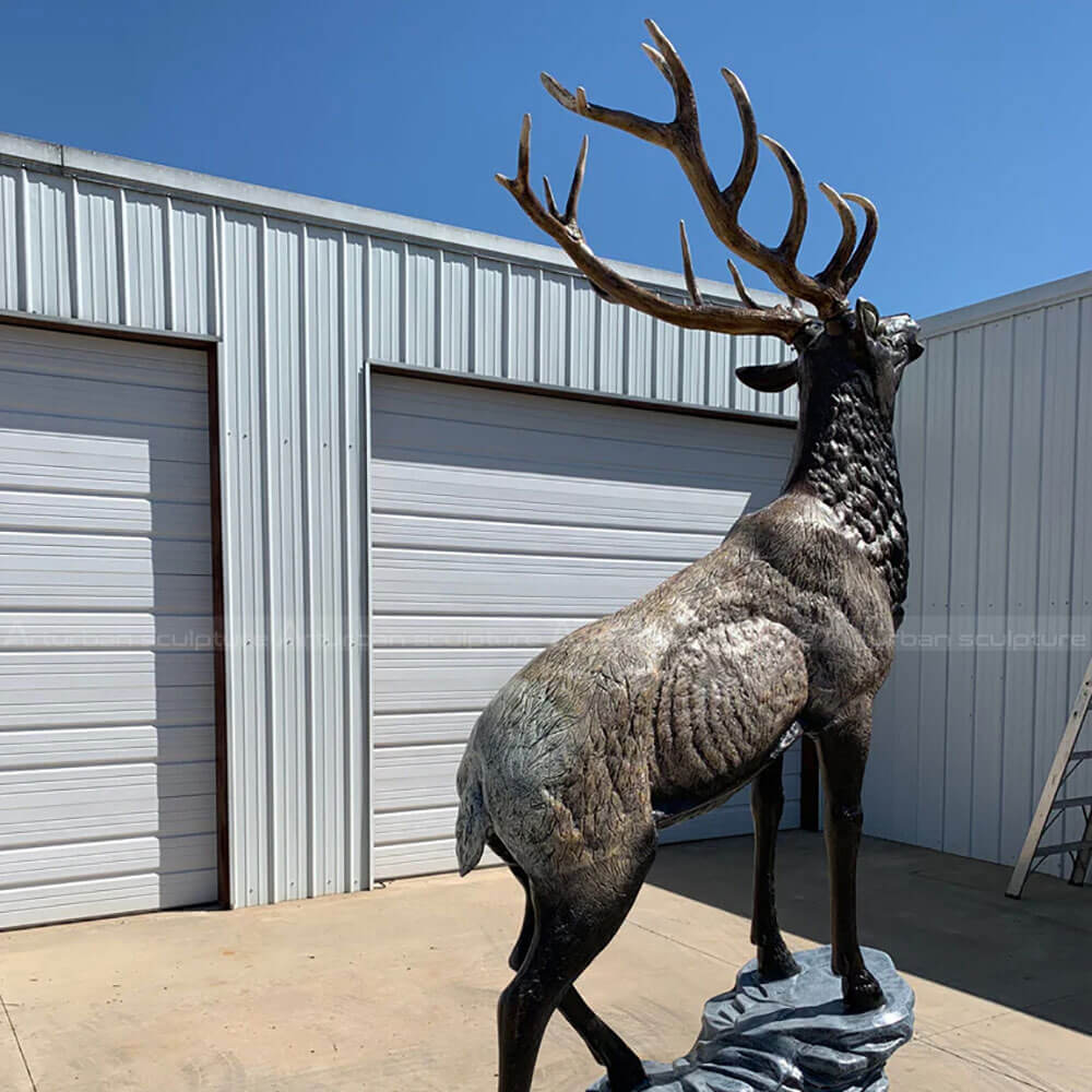 Bugling Elk Statue