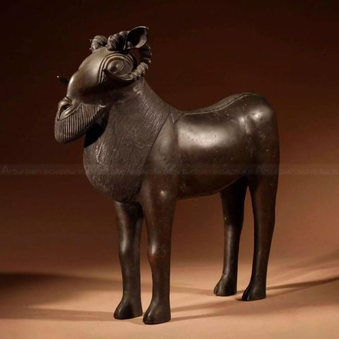 Ram Bronze Statue