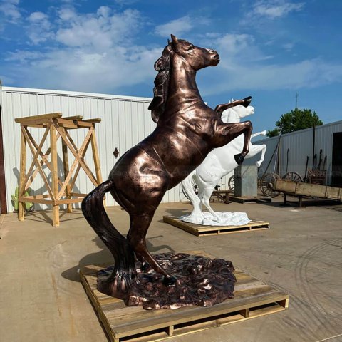 Stallion Horse Statue