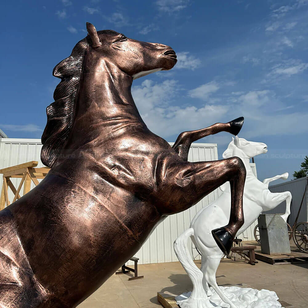 Stallion Horse Statue