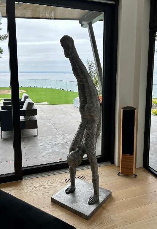 adult handstand sculpture