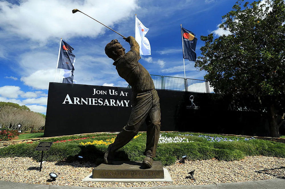 arnold palmer bronze statue