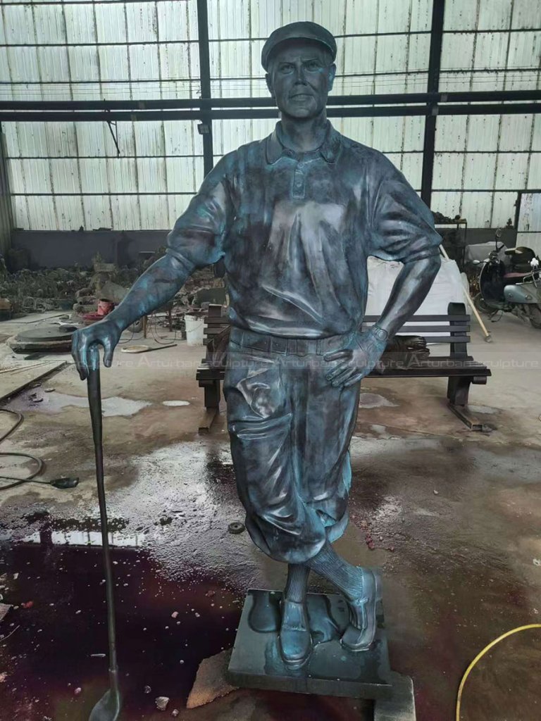 bronze Golf Statues