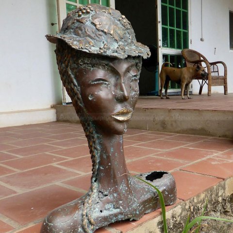 Abstract Bust Sculpture