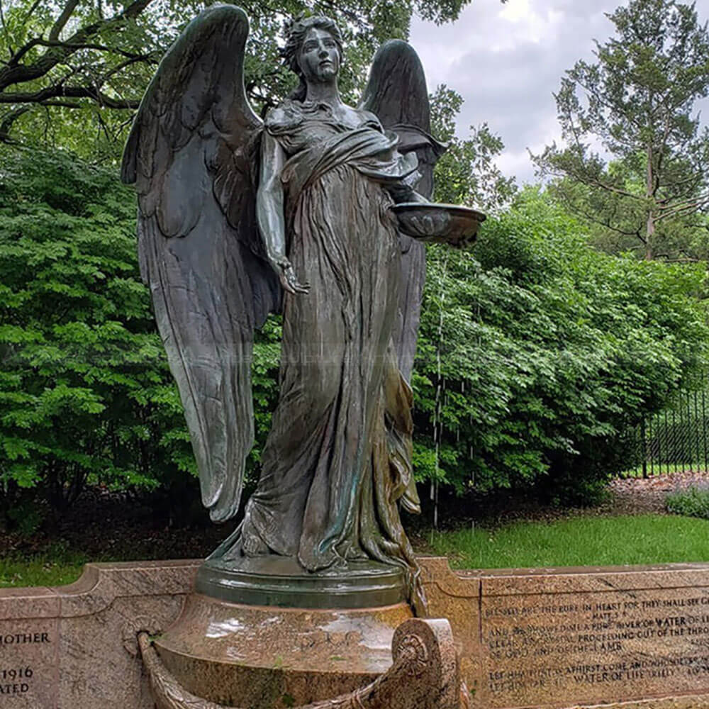 Black Angel Sculpture