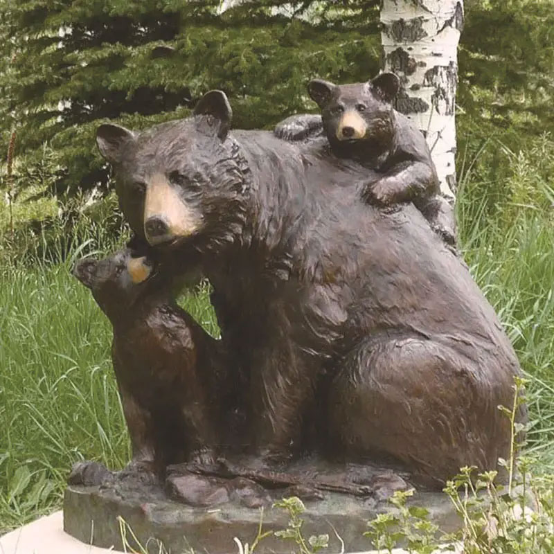 Black Bear Family Ornament