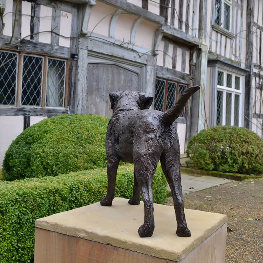 Border Terrier Garden Statue