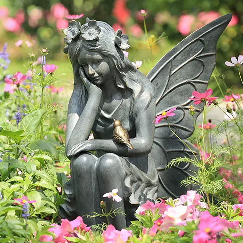 Bronze Garden Fairy