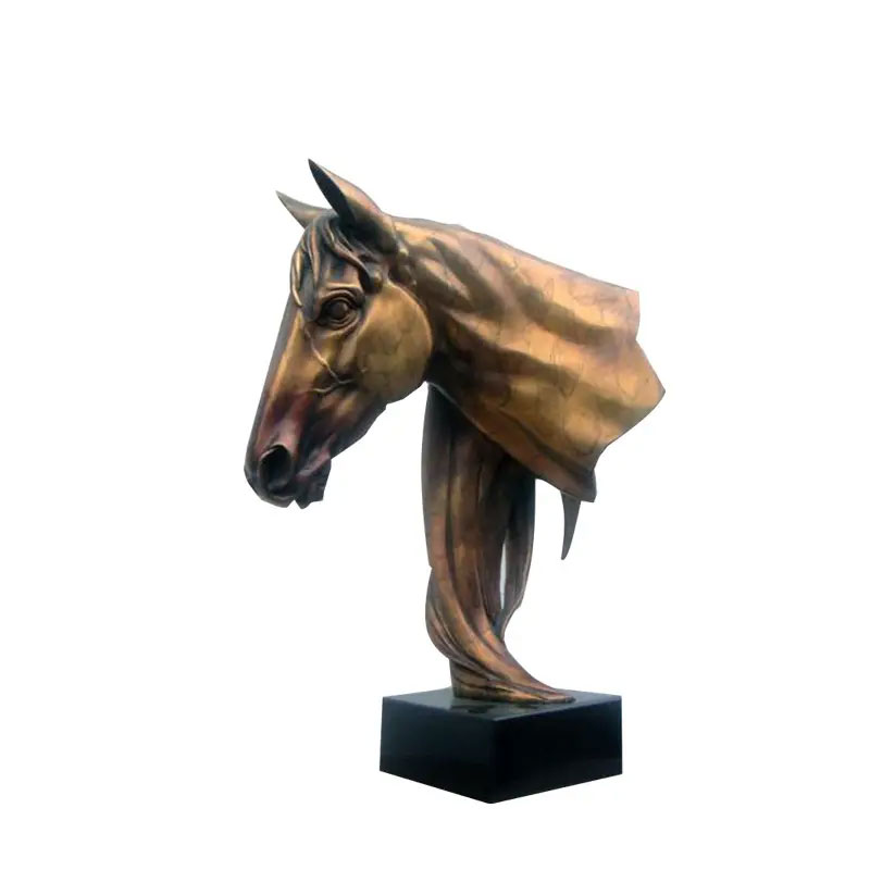 Bronze Horse Bust