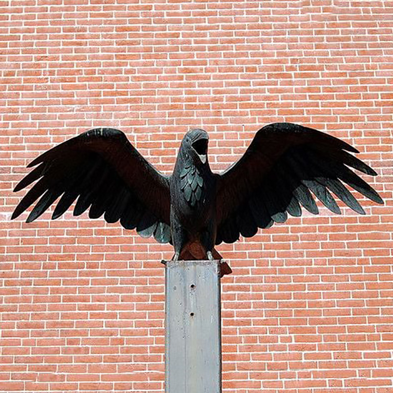 Bronze Raven Statue