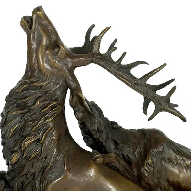 Deer Hunting Statue