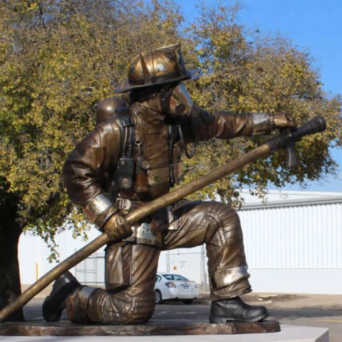 Firefighter Sculpture