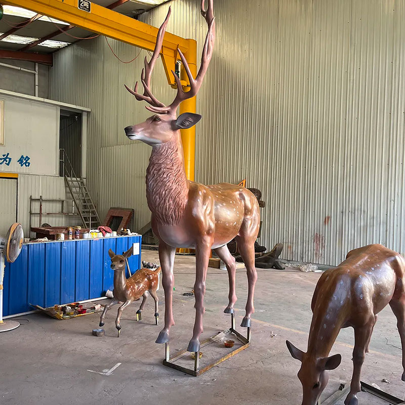 Full Size Deer Statue