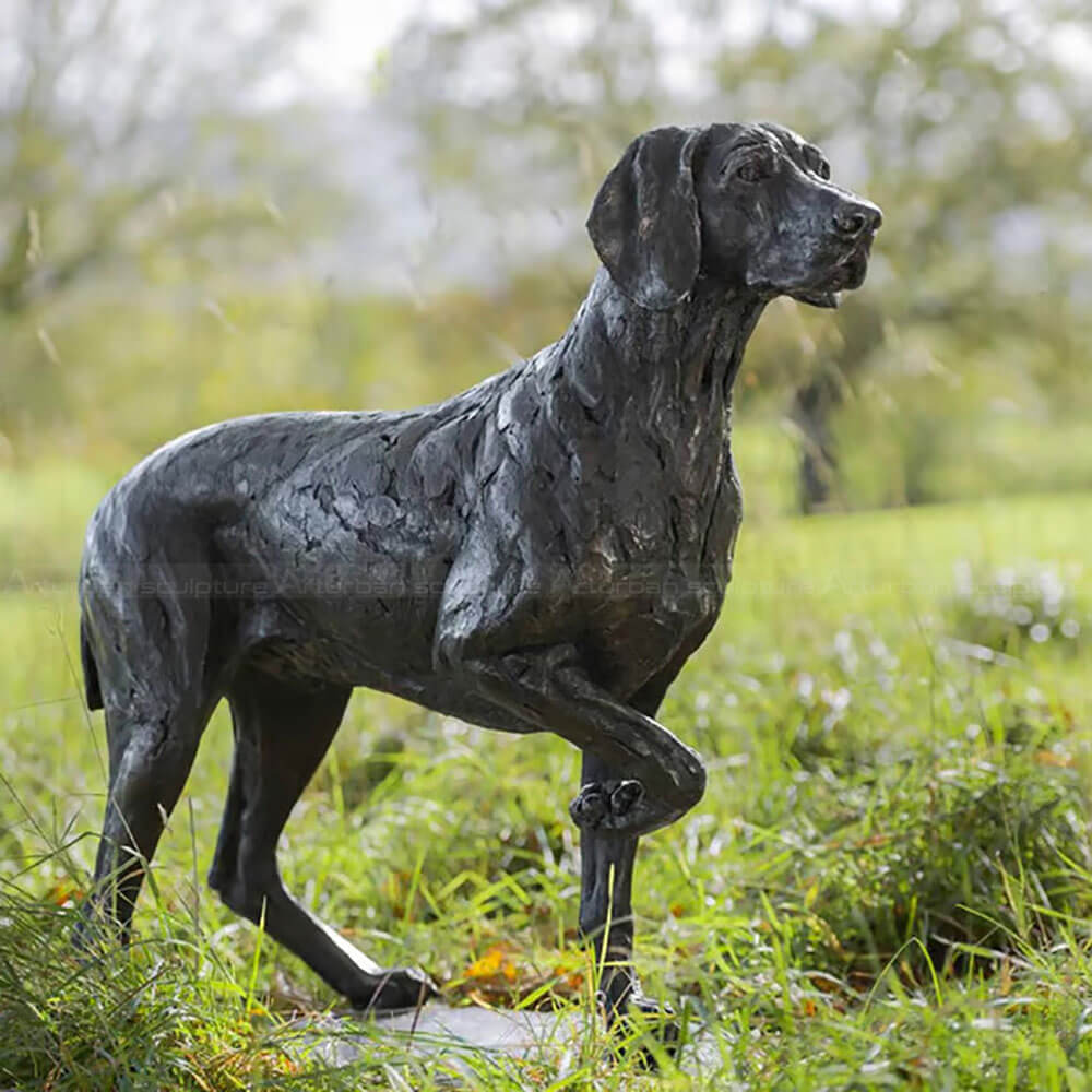 German Shorthaired Pointer Bronze Sculpture