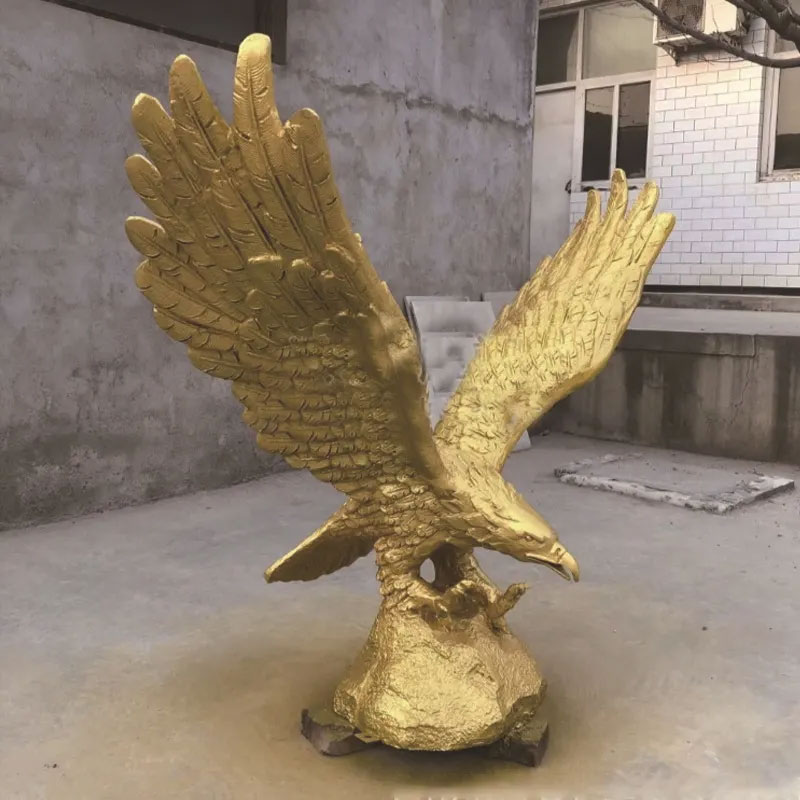 Golden Eagle Garden Ornament