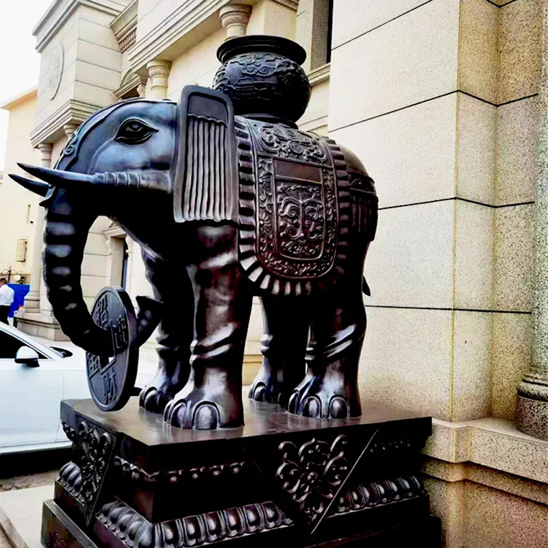 Ornate Elephant Statue