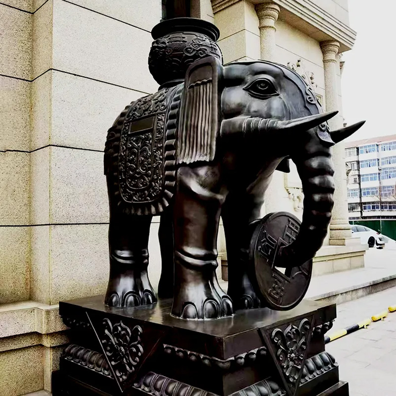 Ornate Elephant Statue