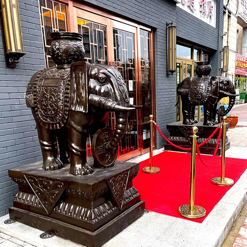 Ornate Elephant Statue