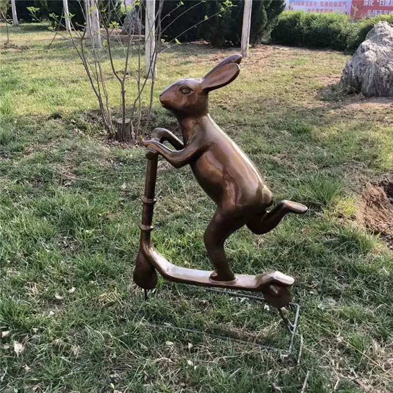 Rabbit on Scooter