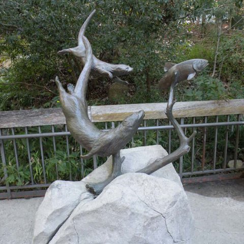 Sea Otter Garden Statue