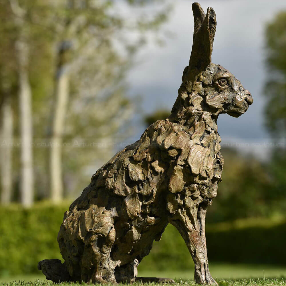 Sitting Hare Sculpture