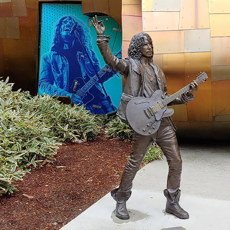 Statue of Chris Cornell