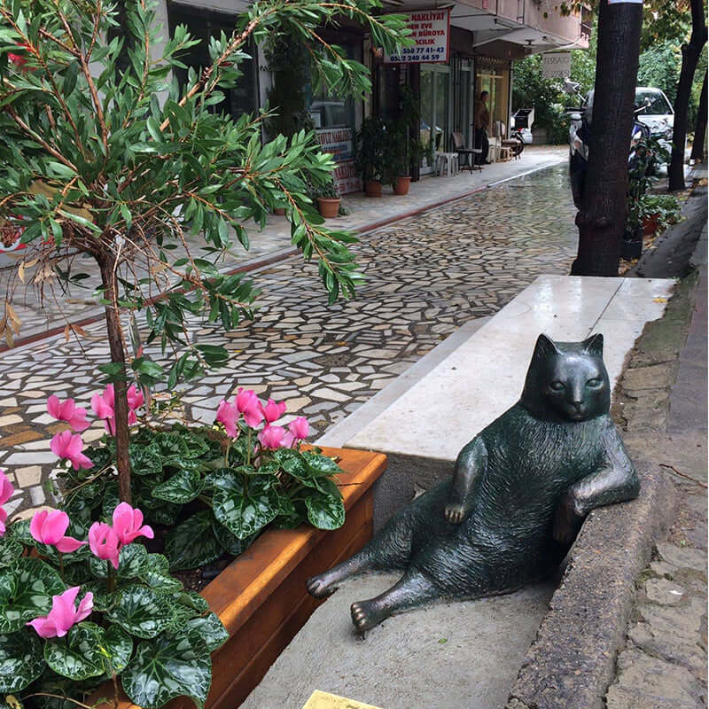 Tombili Cat Statue