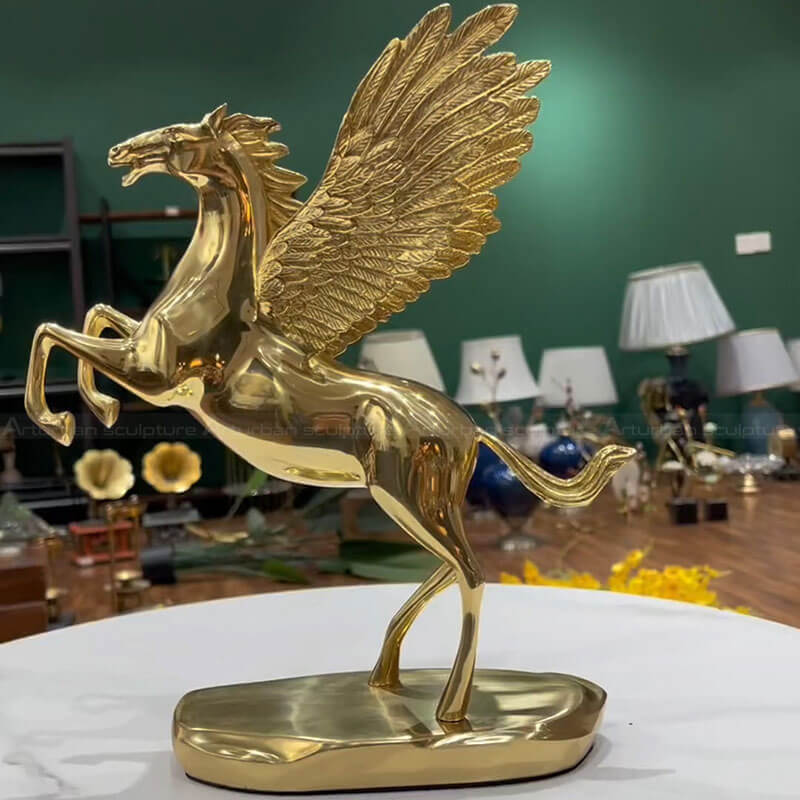 Brass Pegasus figurine