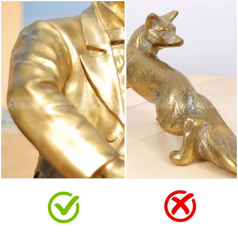 good brass sculpture vs bad brass sculpture