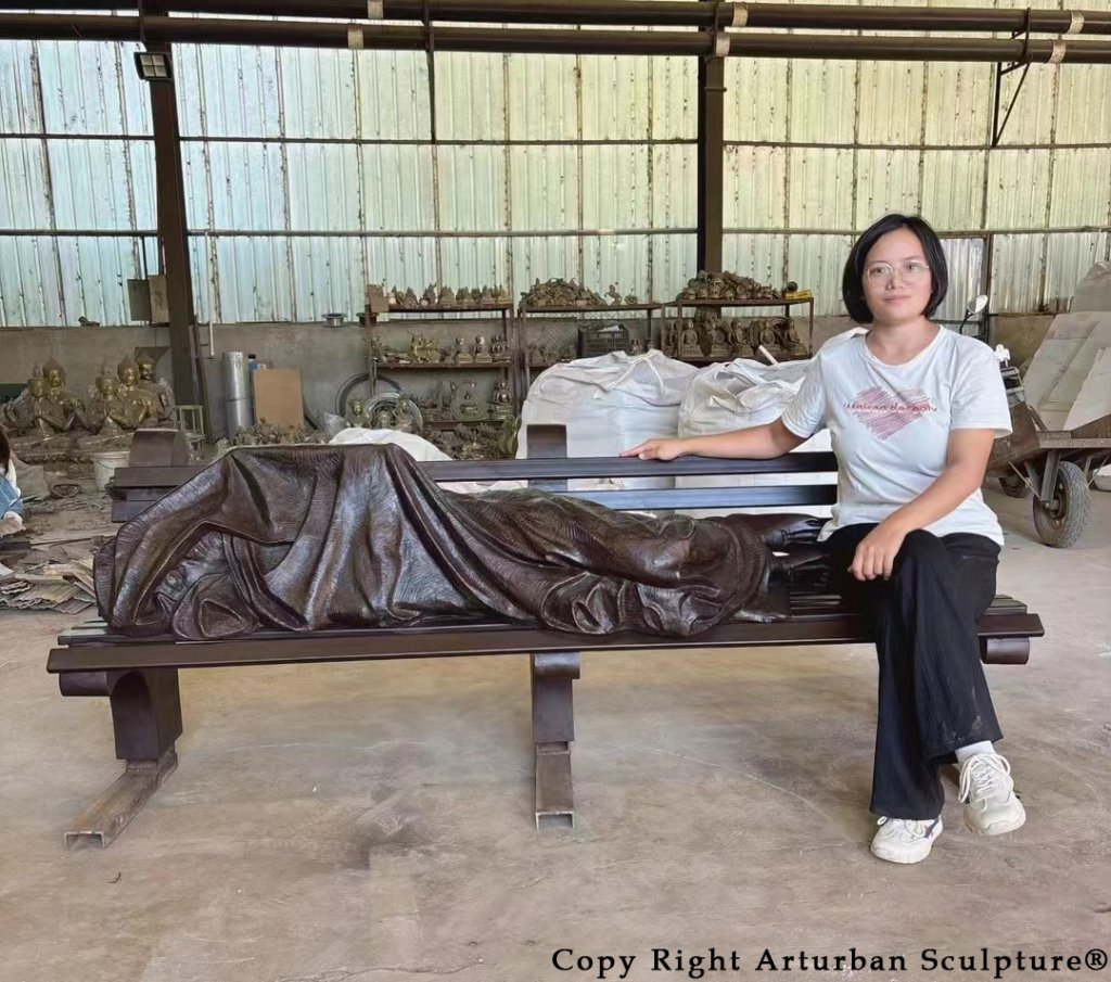 homeless jesus statue