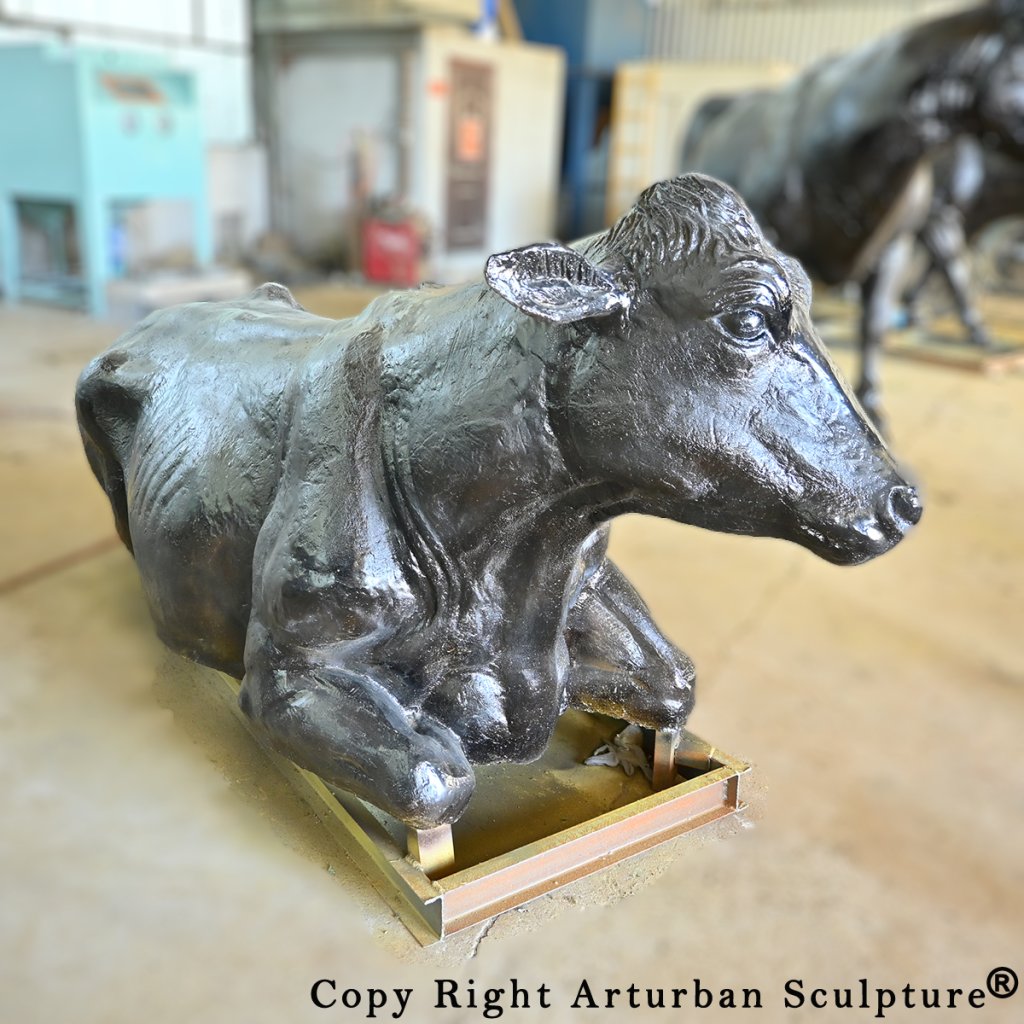 Cow Yard Statue