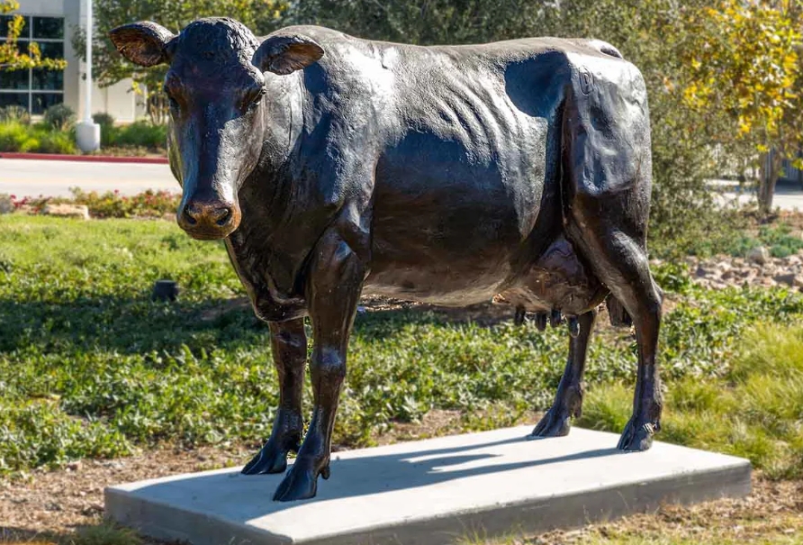 cow standing statue