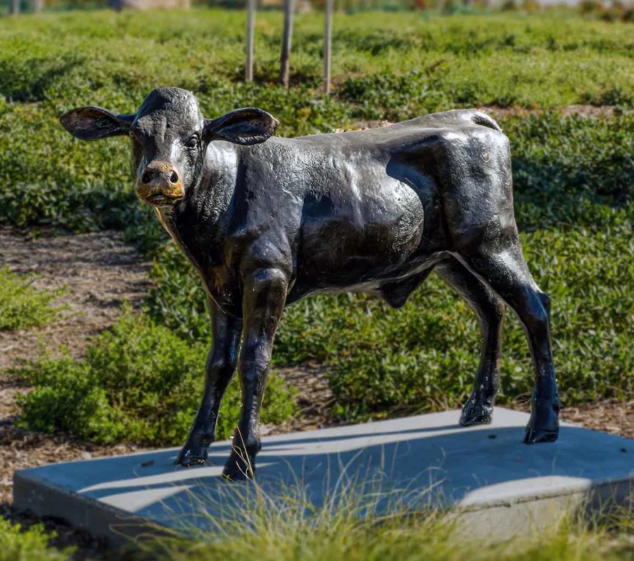 calf statue