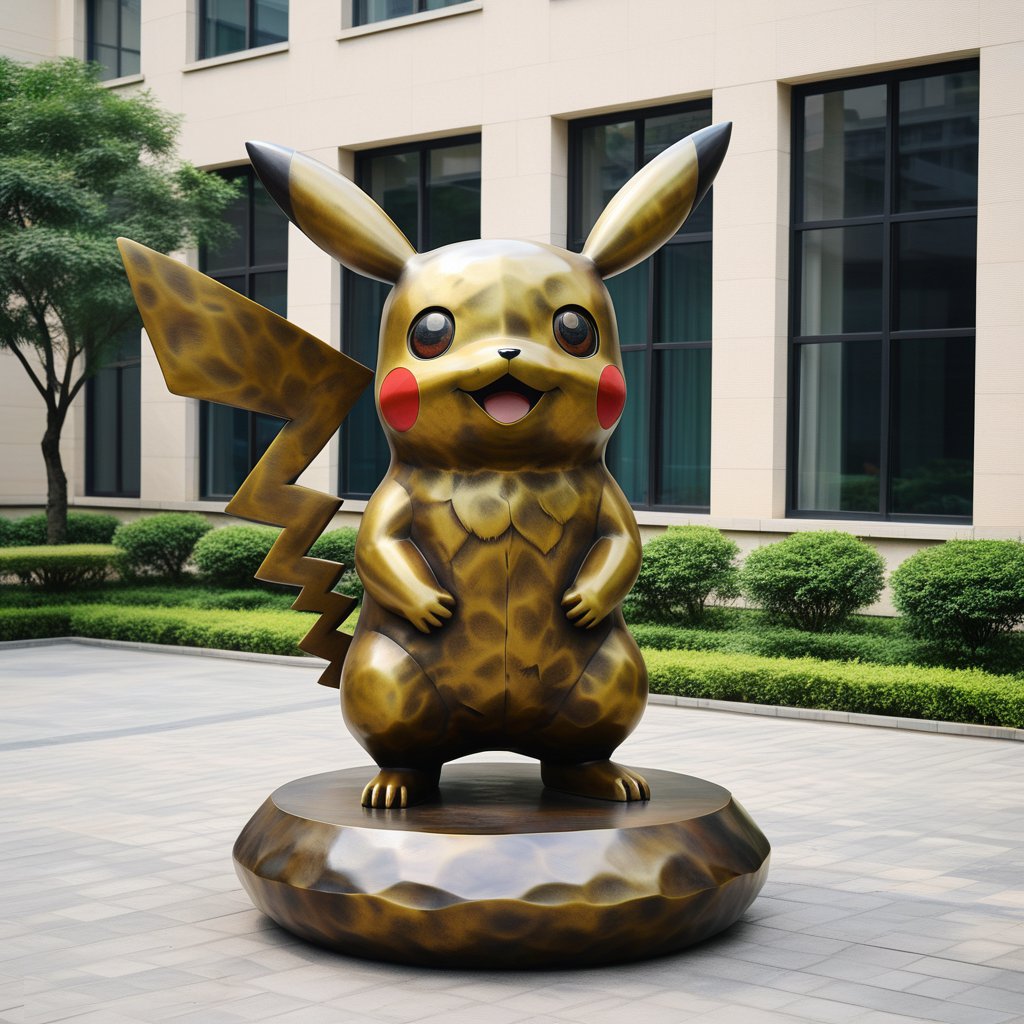 Pikachu sculpture