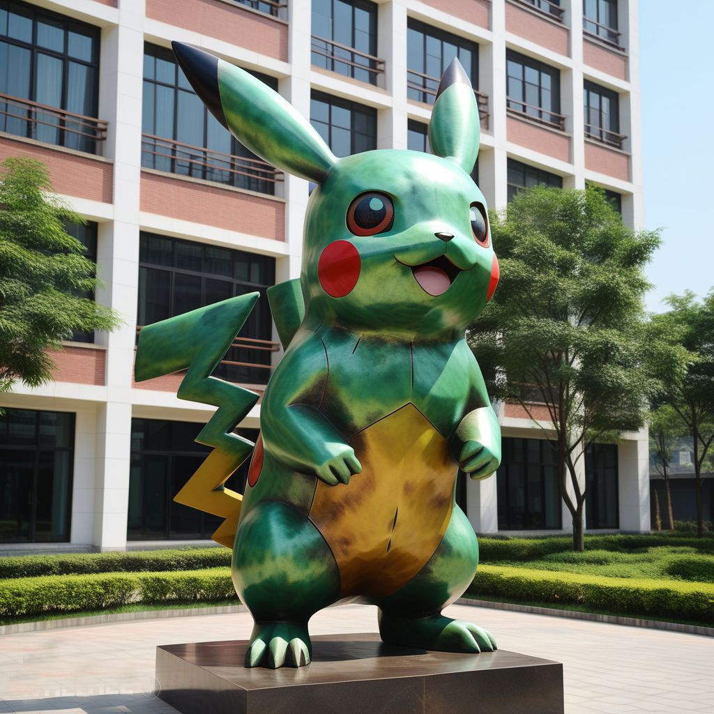 Pikachu sculpture