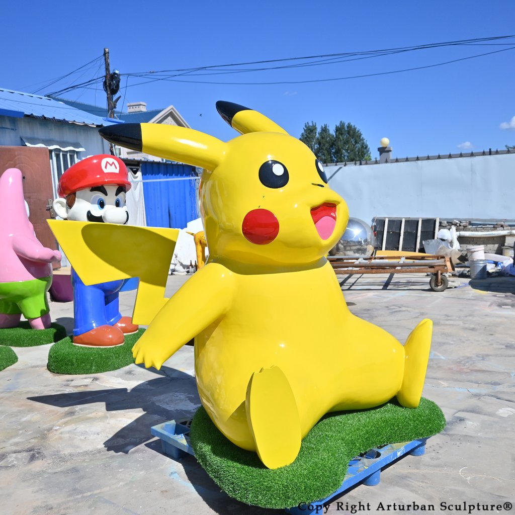 giant pikachu sculpture