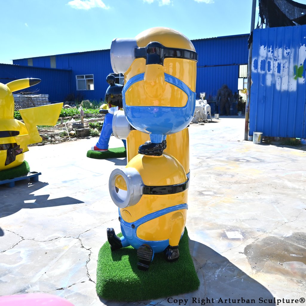 fiberglass minion statue