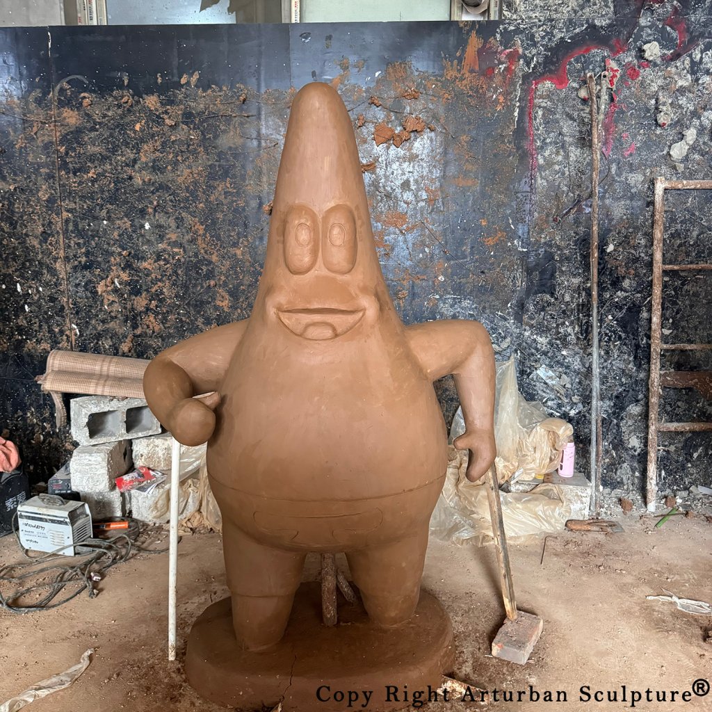 Patrick Star clay mold