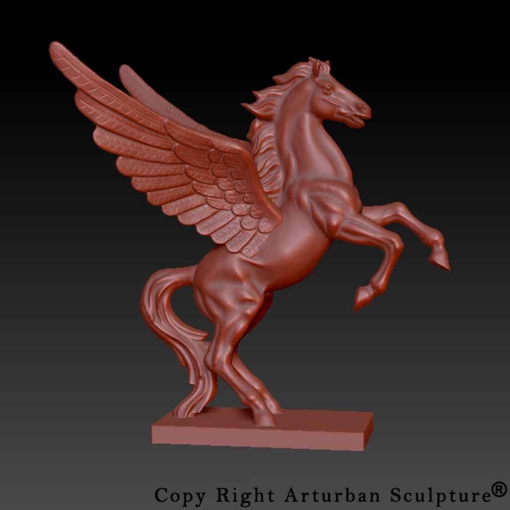 Pegasus Statue