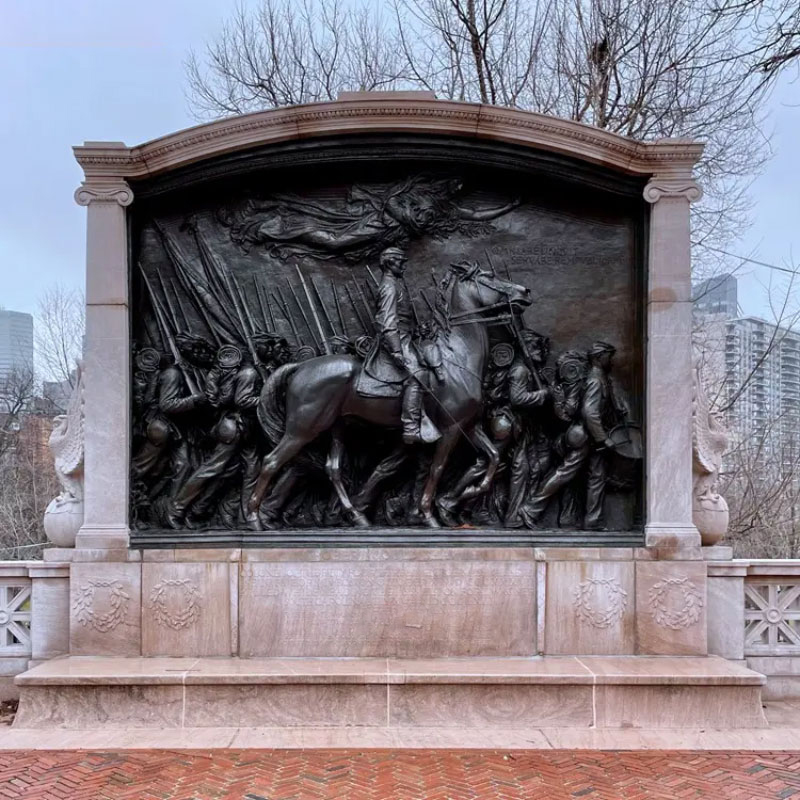 54th Massachusetts Regiment Statue