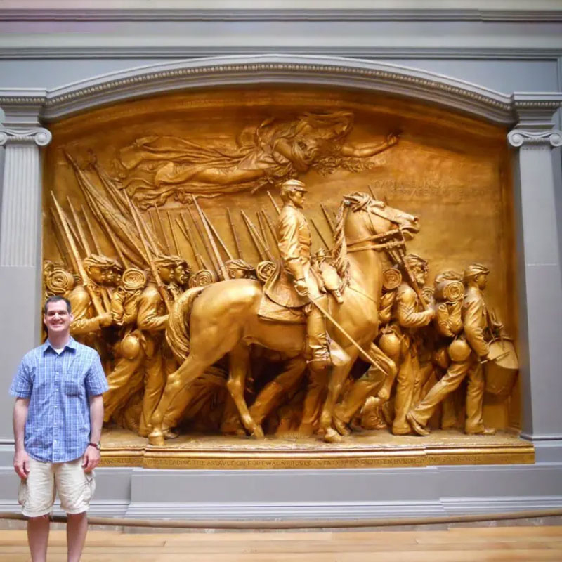 54th Massachusetts Regiment Statue