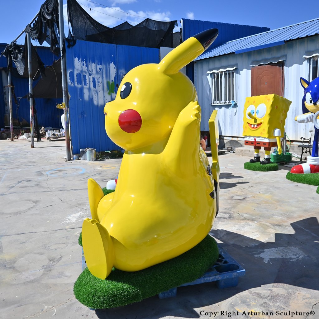 Pikachu statue