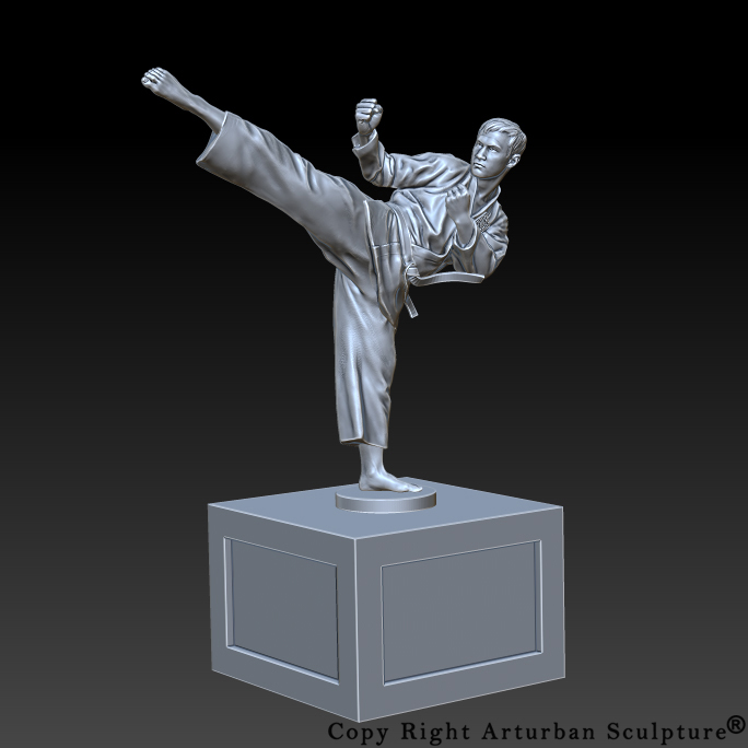 Karate Statue