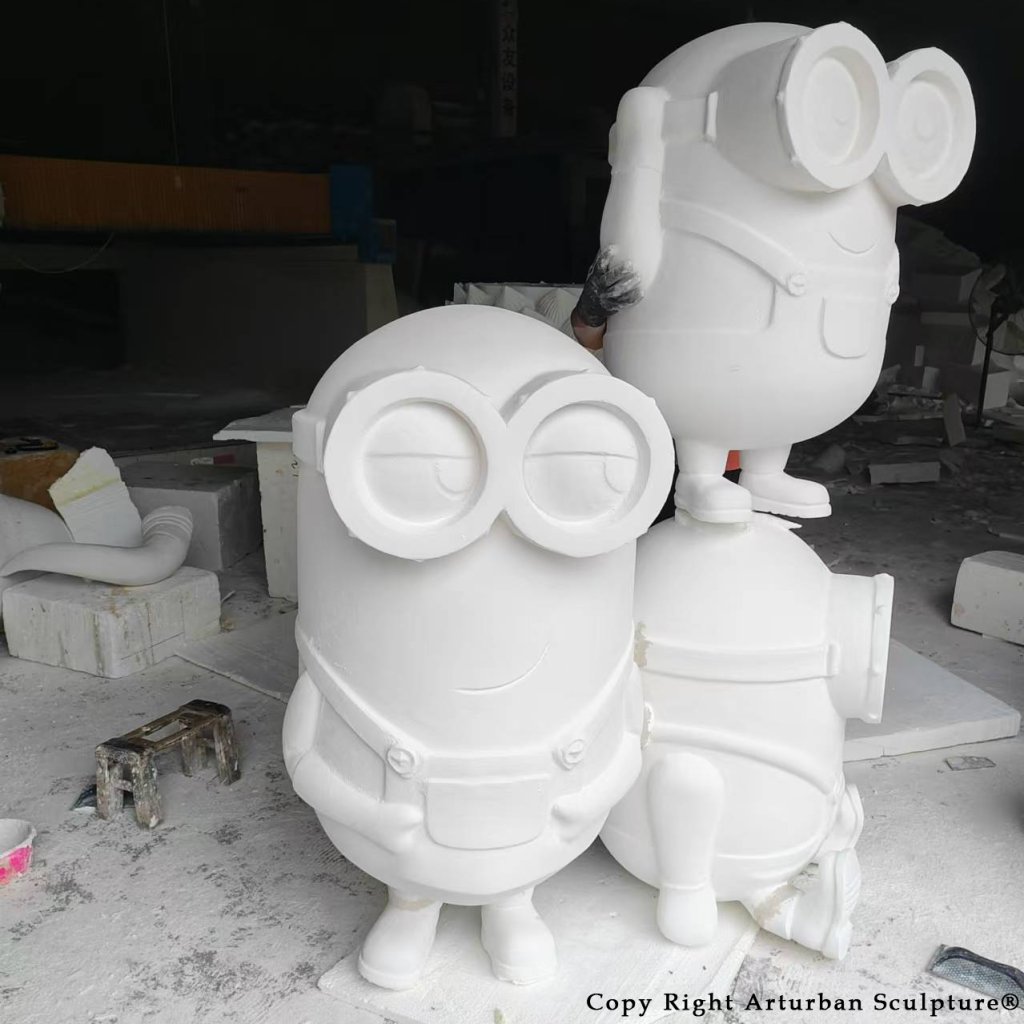 minion statue foam mold